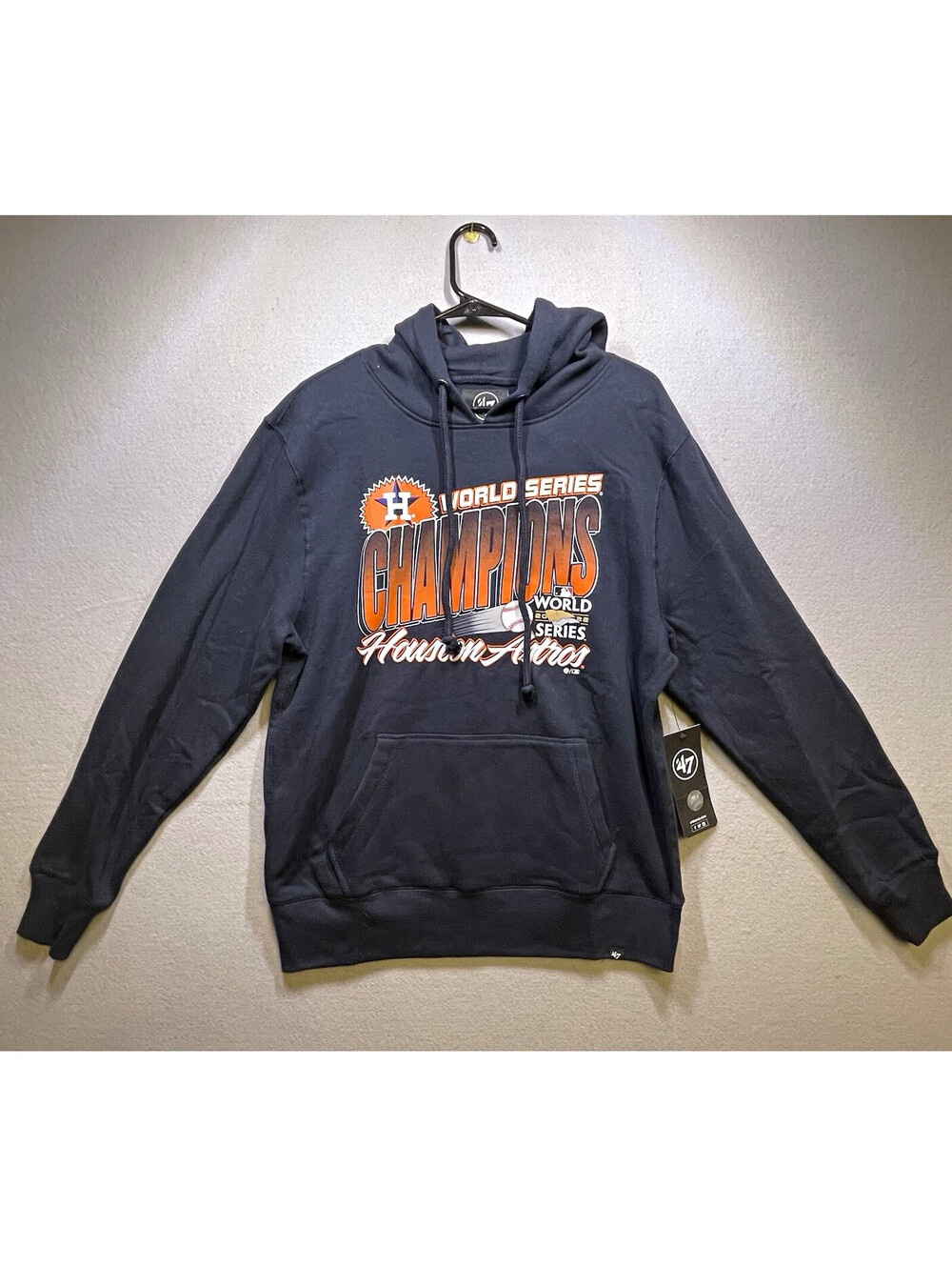 Houston Astros World Series Champions Hoodie -47’ Brand - Mens Size Medium